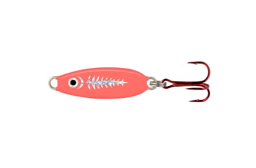 Image of Northland Forage Minnow Spoon, 1/Card, 1/32Oz, #14 Hook Super-Glo Exo Red, FMS1-139