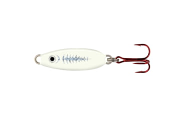 Image of Northland Forage Minnow Spoon, 1/Card, 1/32Oz, #14 Hook Super-Glo Exo White, FMS1-131