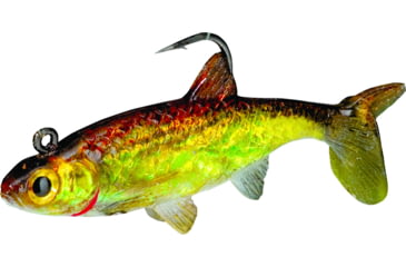 Image of Northland Live-Forage Swimbait 1/4 oz, 2in 1/Cd Gold Shiner, LFS4-12