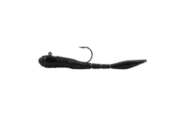 Image of Northland Mimic Minnow Limber Leech, 3/8oz, 4in, Number 3/0Hk 6/Strip, Black, MMLL5-6-3