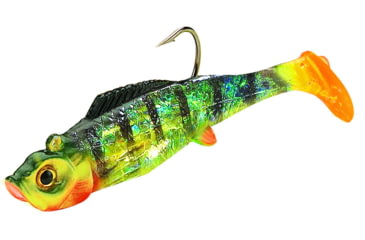 Image of Northland Mimic Minnow Shad Swimbait, 1 1/2in, 1/32 oz, Sz 4 Hook, Perch, Strip Card, MM1-6-23