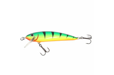 Image of Northland Rumble Shiner Floating-Diving, 2 #6 Treble Hooks, Diving Depth 5-8, Hot Perch, 2-3/4in, 3/16oz, RSN7-HP