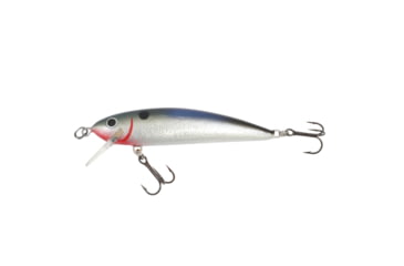 Image of Northland Rumble Shiner Floating-Diving, 3-3/4, 2 #3 Treble Hooks, Diving Depth 15-20, Silver Shiner, 3-3/4, 5/8oz, RSN10-SLVS