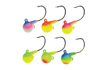 Image of Northland Sting'n Fire-Ball Jig 1/2 Oz, #3/0 Hk Assorted Two Tone 6/Cd, NL-FB6-6-99T