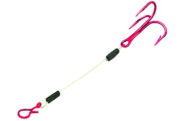 Image of Northland Stingr Hook, Treble, Red, Size 3In, 3 Per Card, SHT3-R