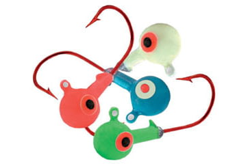 Image of Northland Super-Glo Jig 1/4 Oz, 2/0 Red Hook, 4/Cd Super-Glo Assort, GB4-99
