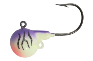 Image of Northland Uv Fire-Ball Jig 1/2 Oz, #3/0 Hk Uv Purple Tiger 3/Cd, NL-FB6-3-46