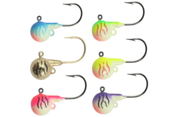 Image of Northland Uv Fire-Ball Jig 1/4 Oz, #2/0 Hk Assorted 6/Cd, NL-FB4-6-99UV