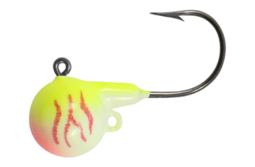 Image of Northland Uv Fire-Ball Jig 3/8 Oz, #2/0 Hk Uv Electric Perch 4/Cd, NL-FB5-4-60