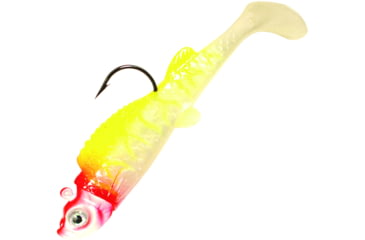Image of Northland UV Mimic Minnow Swimbait, 2 3/4in, 3/8 oz 3/0 Hook, Clown Tiger, Strip Card, MMUV5-6-55
