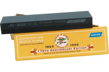 Image of Norton Pike Crystolon 175th Anniversary Stone, 1in. x 2in. x 8in. NTJB8