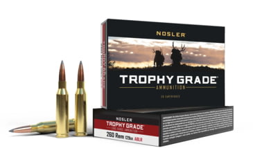 Image of Nosler .260 Remington, Long Range AccuBond , 129 grain, Brass Cased, 20 Rounds, 61022