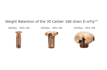 Image of Nosler .270 Winchester, E-Tip , 130 grain, Brass Cased, 20 Rounds, 40031
