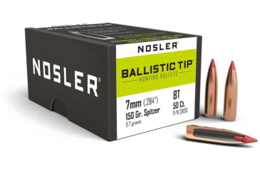 Image of Nosler 28150 Ballistic Tip Hunting 7mm .284 150 GR Spitzer 50 Box