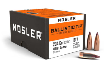 Image of Nosler 39521 Ballistic Tip Varmint 204 Caliber .204 40 GR Ballistic Tip Varmint