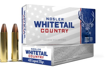 Image of Nosler 400Legend 215gr Rifle Ammo, 20 Per Box/10 Case, 40138
