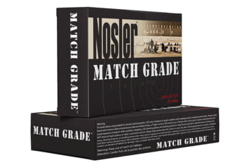 Image of Nosler 43924 Match Grade 300 Blackout 125 Gr Hollow Point HP 20 Rounds