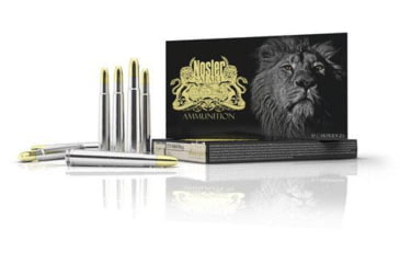 Image of Nosler .500 Jeffery, Solid , 570 grain, Nickle Plated Cased, 10 Rounds, 40636