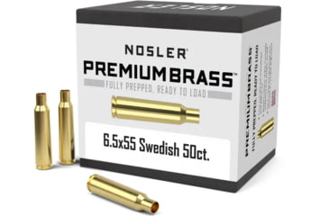 Image of Nosler 6.5x55mm Swedish Mauser Premium Brass, 50ct, 10212