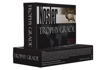 Image of Nosler 60085 Trophy Grade 338 Lapua Mag 225 Gr AccuBond 20 Bx/ 10 Cs