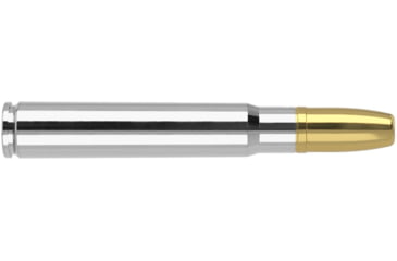 Image of Nosler 9.3x62mm Mauser, Solid , 286 grain, Nickle Plated Cased, 20 Rounds, 40604