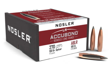 Image of Nosler AccuBond Long Range Rifle Bullet .270 Caliber 150gr, 100ct, 58836