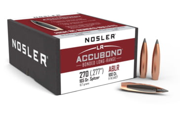Image of Nosler AccuBond Long Range Rifle Bullet .270 Caliber 165gr, 100ct, 54827