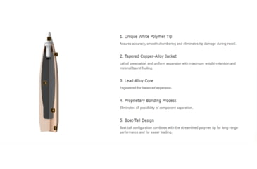 Image of Nosler AccuBond Rifle Bullet .35 Caliber 225gr, 50ct, 50712