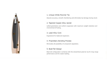 Image of Nosler AccuBond Rifle Bullet 8mm 200gr, 50ct, 54374