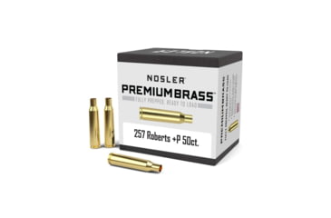 Image of Nosler Bullets Inc. Nosler Unprimed Brass Rifle Cartridge Cases 50/ct .257 Roberts +P, CSNO10135