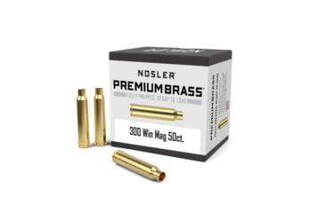 Image of Nosler Bullets Inc. Nosler Unprimed Brass Rifle Cartridge Cases 50/ct .300 Win Mag, CSNO10227