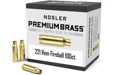 Image of Nosler Custom Rifle Brass .221 Remington Fireball, 100ct, 10078