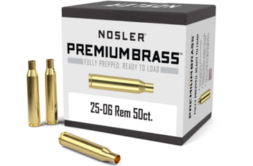 Image of Nosler Custom Rifle Brass .25-06 Remington Improved, 50ct, 10132