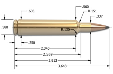 Image of Nosler Custom Rifle Brass .30-378 Weatherby Magnum, 25ct, 10235