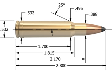 Image of Nosler Custom Rifle Brass .350 Remington Magnum, 25ct, 11928