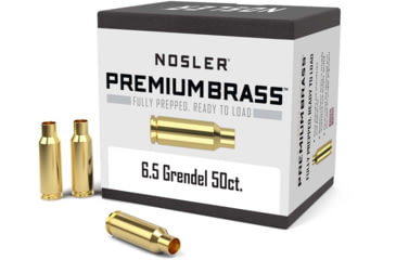 Image of Nosler Custom Rifle Brass 6.5mm Grendel, 50ct, 44916