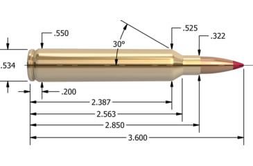 Image of Nosler Custom Rifle Brass 7mm Remington Ultra Magnum, 25ct, 10188