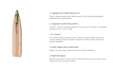 Image of Nosler E-Tip Rifle Bullet .30 Caliber 150gr E-Tip , 50ct, 59378