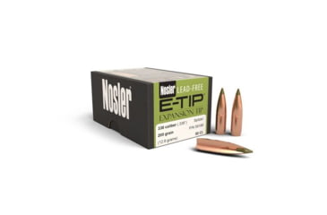 Image of Nosler E-Tip Rifle Bullet .338 Caliber 200gr, 50ct, 59186