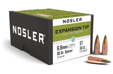 Image of Nosler E-Tip Rifle Bullet 6.8mm 85gr, 50ct, 59543