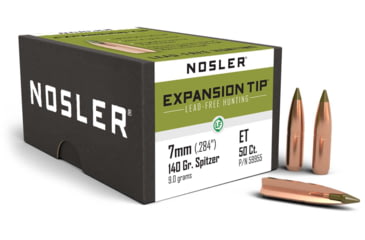 Image of Nosler E-Tip Rifle Bullet 7mm 140gr, 50ct, 59955
