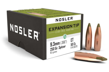 Image of Nosler E-Tip Rifle Bullet 9.3mm 250gr, 50ct, 59270
