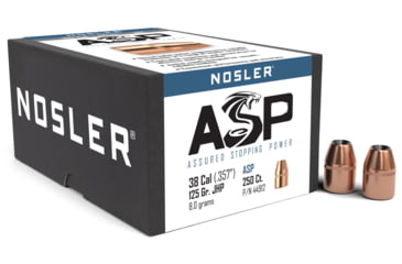 Image of Nosler Bullets 38 .357 125gr Jhp 250ct
