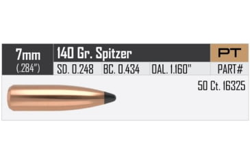 Image of Nosler Partition Rifle Bullet 7mm 140gr, 50ct, 16325