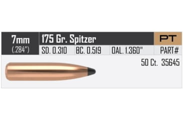 Image of Nosler Partition Rifle Bullet 7mm 175gr, 50ct, 35645