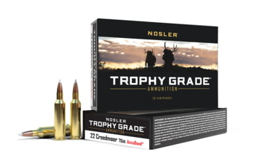 Image of Nosler Trophy Grade 22Creedmoor 70gr AccuBond 20 Per Box/10 Case, 60152