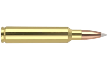 Image of Nosler Trophy Grade .30 Nosler 200 Grain AccuBond Brass Cased Centerfire Rifle Ammo, 20 Rounds, 61012