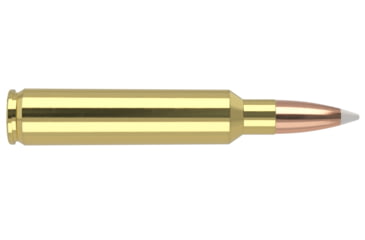 Image of Nosler Trophy Grade .30 Nosler 200 Grain AccuBond Brass Cased Centerfire Rifle Ammo, 200 Round