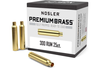 Image of Nosler Unprimed Brass Cases .300 Remington Ultra Magnum