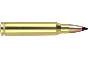 Image of Nosler Varmageddon .223 Remington 55 Grain Flat Base Tipped Brass Cased Centerfire Rifle Ammo, 20 Rounds, 65145